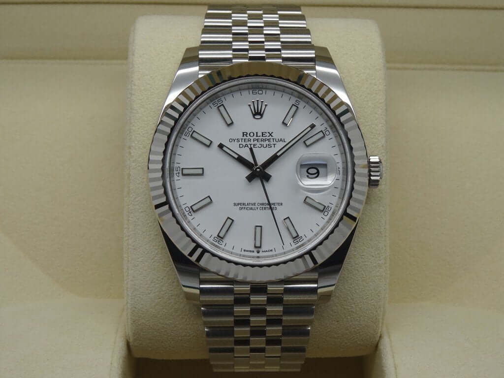 RX Montre Datejust 41 Blanc Jubilé Pour Homme