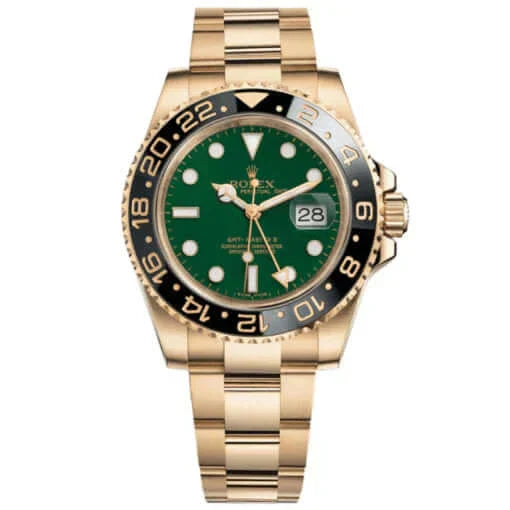 RX GMT‑MASTER II Vert/Or Jaune