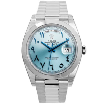 Rolex Day-date Ice blue Arabic Dial