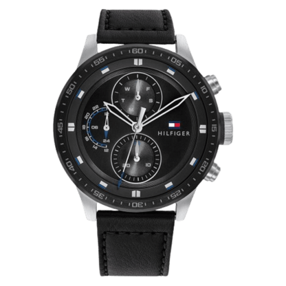 Montre Homme Tommy Hilfiger 1791810 Cuir Noir