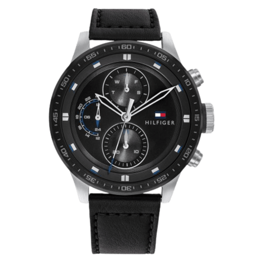 Montre Homme Tommy Hilfiger 1791810 Cuir Noir