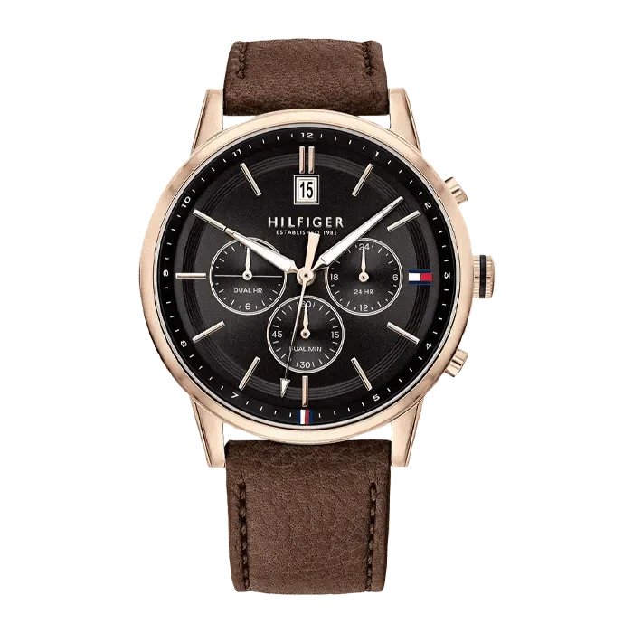 Montre Homme en cuir marron TH-LX1791631