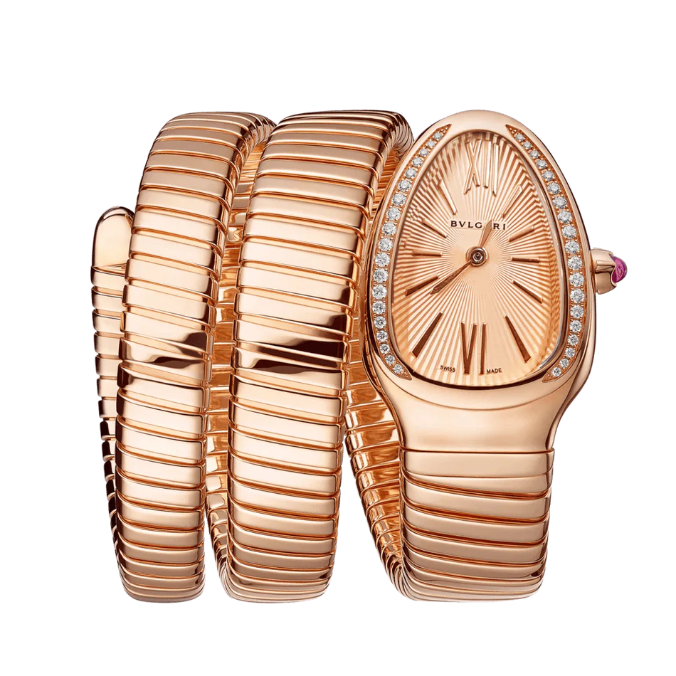 BVLGARI SERPENTI DOUBLE TOUR ROSE GOLD