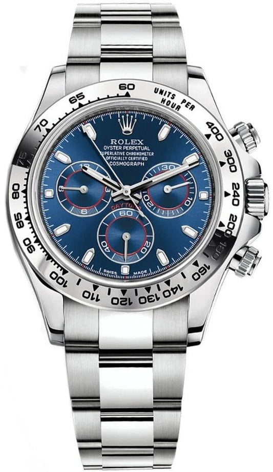 Rolex Daytona White Gold De Cadran Blue