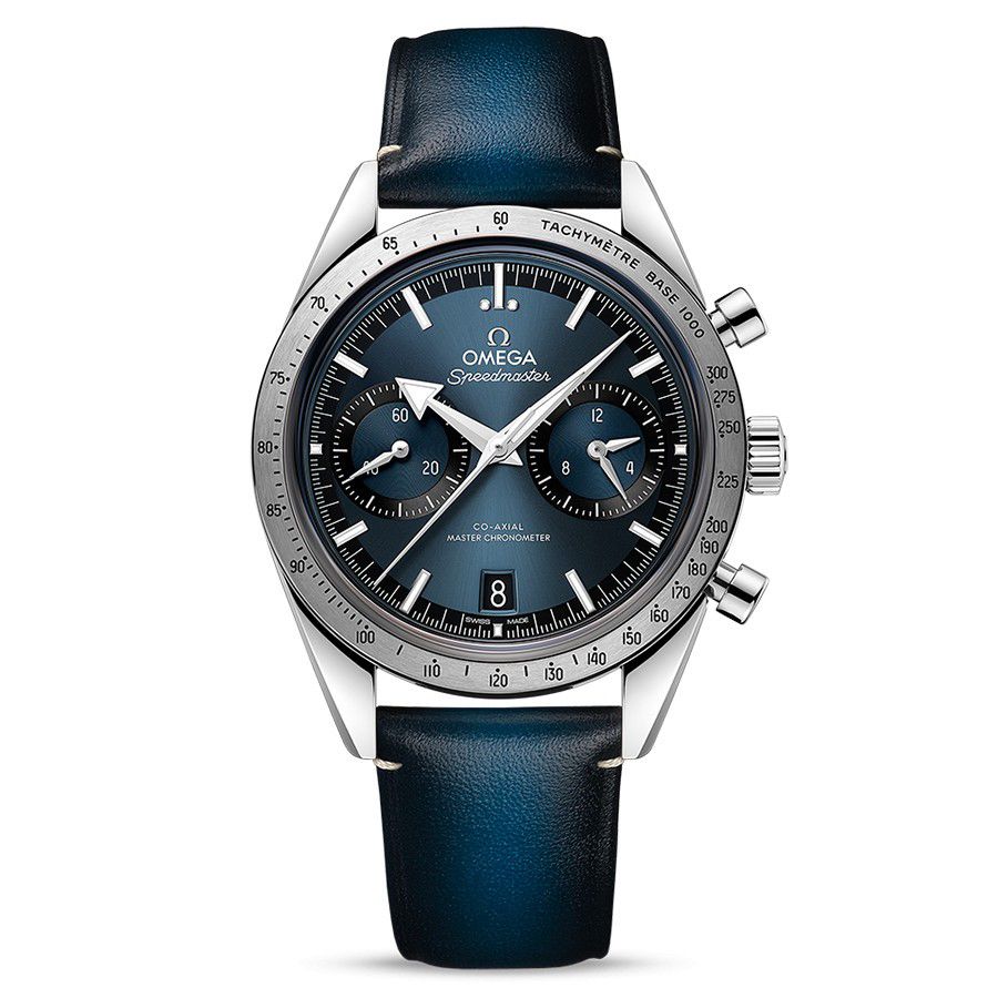 OMEGA Speedmaster 57 Cuir Bleu