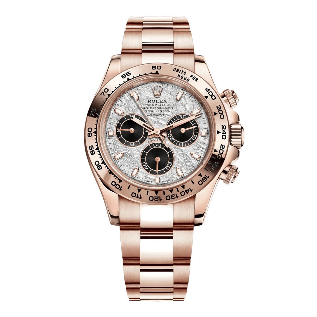 Rolex Cosmograph Daytona Rosegold Fond Météorite